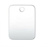 Fogless Polycarbonate Shower Mirror 172×132mm Anti-Fog Shaving Mirror - Front View