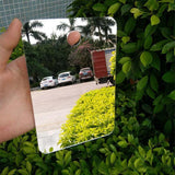 Fogless Polycarbonate Shower Mirror 172×132mm Anti-Fog Shaving Mirror - 45-Degree Angle