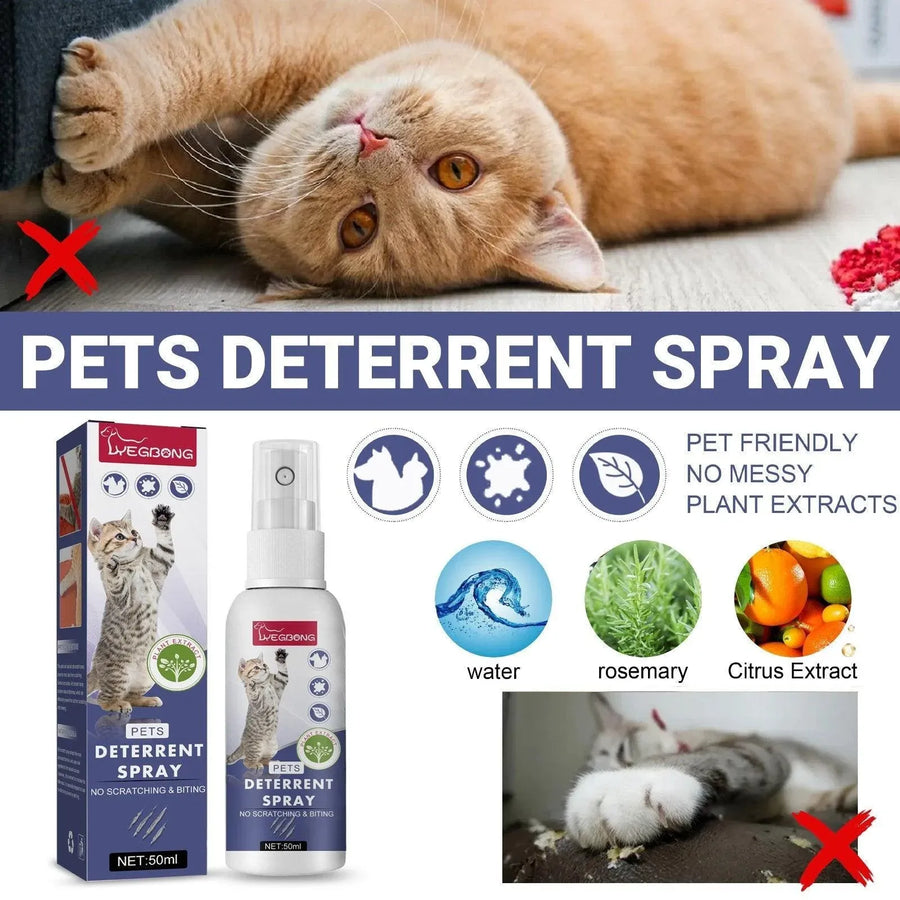 Cat Anti Scratch Spray Protect Door Sofa Furniture Pet Scratch Prevention Spray