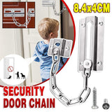 Security Door Chain Home Office Lock Guard Latch Stainless Sliding Fastener