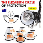 Pet Cat Dog Protective Cone Collar Elizabethan E Collar Wound Healing Recovery - Large