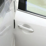 4Pcs Universal Black Car Door Edge Anti-Collision Cover Scratch Protector Guard