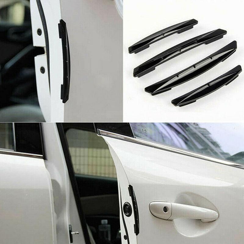4Pcs Universal Black Car Door Edge Anti-Collision Cover Scratch Protector Guard