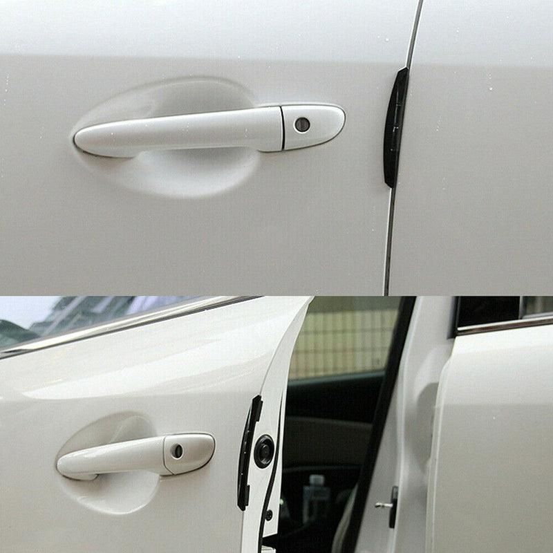 4Pcs Universal Black Car Door Edge Anti-Collision Cover Scratch Protector Guard