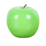 10 X Artificial Green or Red Apples for Home Party Wedding and Shop Decor - Green - Side View