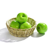 10 X Artificial Green or Red Apples for Home Party Wedding and Shop Decor - Green - Top-Down View