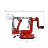 3 in 1 Manual Apple Peeler Corer Slicer Red Fruit Cutter for Kitchen Use - Side View