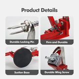 3 in 1 Manual Apple Peeler Corer Slicer Red Fruit Cutter for Kitchen Use - 45-Degree Angle