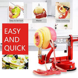 3 in 1 Manual Apple Peeler Corer Slicer Red Fruit Cutter for Kitchen Use - Extra Image