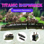 Titanic Shipwreck Aquarium Decoration for Fish Tank Aquascape Underwater Decor
