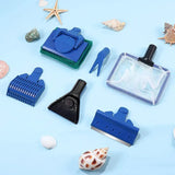 5 in1 Water Aquarium Cleaning Tool Fish Tank Gravel Vacuum Glass Cleaner Brush - Rear View