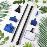 5 in1 Water Aquarium Cleaning Tool Fish Tank Gravel Vacuum Glass Cleaner Brush - Low Angle