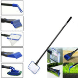 5 in1 Water Aquarium Cleaning Tool Fish Tank Gravel Vacuum Glass Cleaner Brush - Extra Image