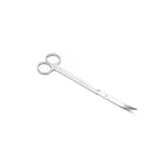 Stainless Steel Aquarium Tool Set Tweezers Scissors Spatula Kit 4 5 6PCS - Curved Scissors