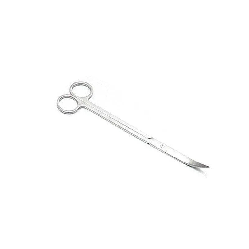 Stainless Steel Aquarium Tool Set Tweezers Scissors Spatula Kit 4 5 6PCS - Curved Scissors