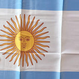 150 x 90cm Large Argentina Flag Argentine Argentinian National Outdoor Festival - Side View
