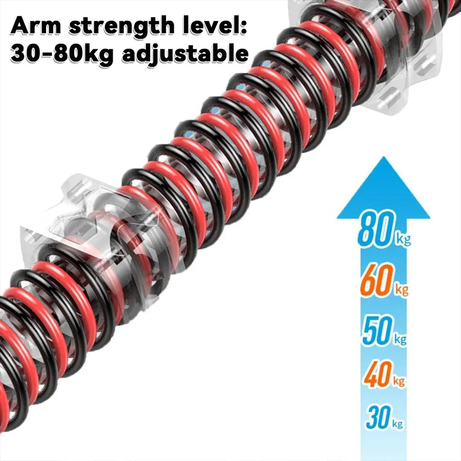Adjustable Arm Trainer for Home Gym Training 30-80kg Resistance