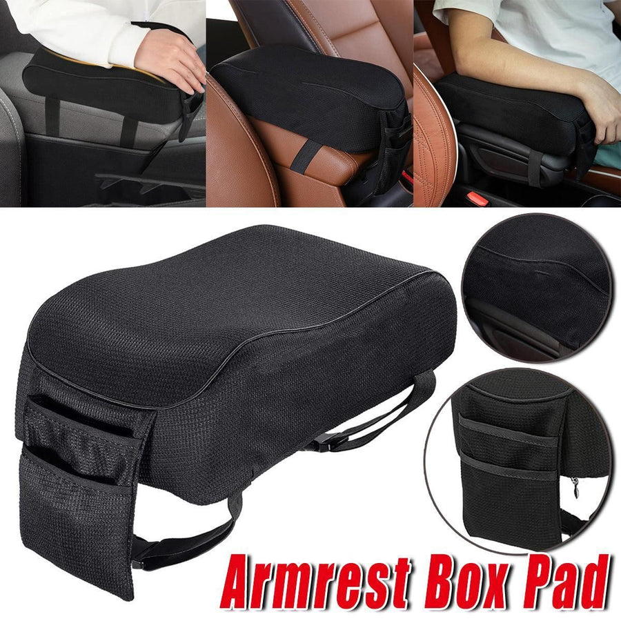 Universal Memory Foam Car Armrest Cushion Cover Height Pad Central Control Cover