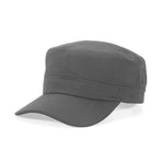 Army Plain Hat Classic Cadet Field Military Cap Style Patrol Baseball Adjustable - Black