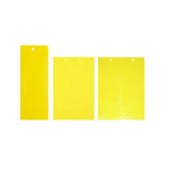 10PCS Yellow Sticky Paper Insect Trap Catcher Killer Fly Aphids Wasp - 25x20cm - Front View