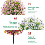 Artificial Flower Decor for Home Wedding Party Decoration - 45-Degree Angle