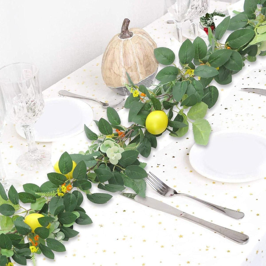 185cm Simulation Lemon Fruit Rattan Vine Green Home Decoration Artificial Fruit