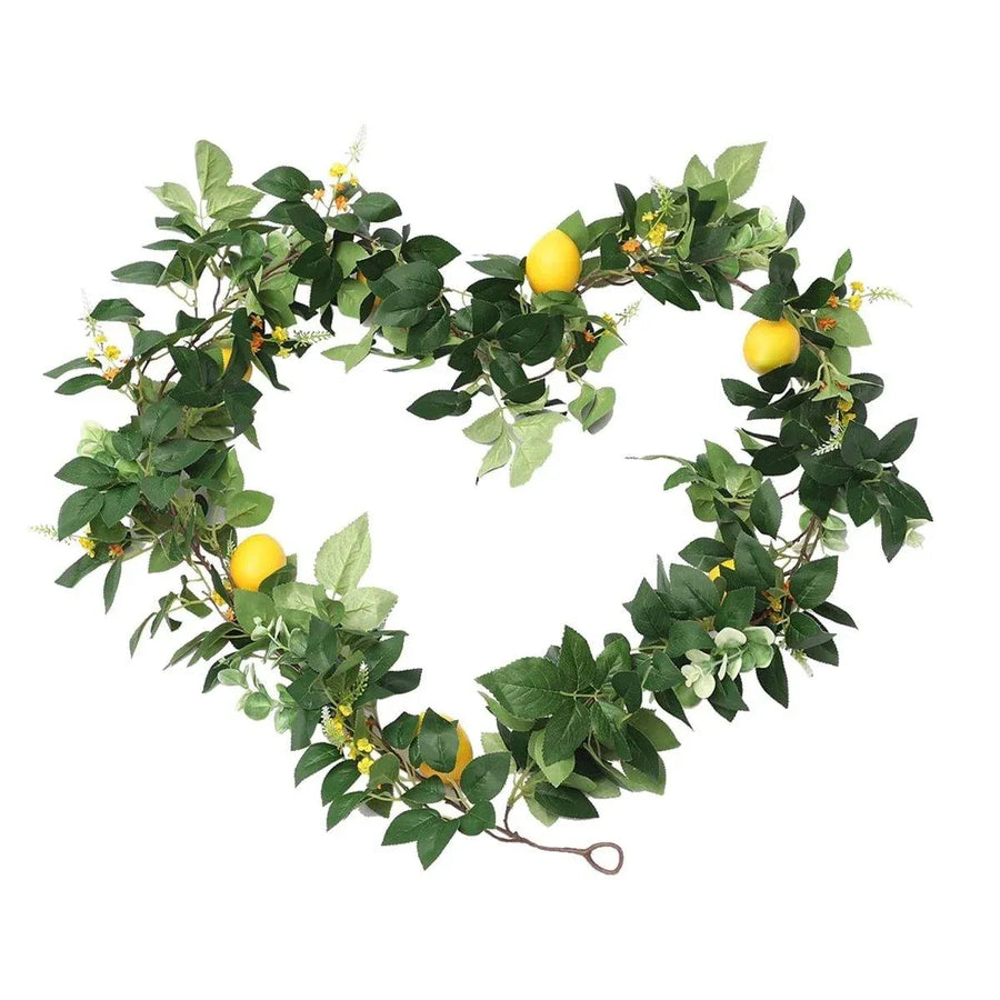 185cm Simulation Lemon Fruit Rattan Vine Green Home Decoration Artificial Fruit