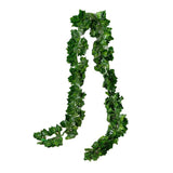 12 X 2M Artificial Ivy Vine Fake Foliage Flower Hanging Leaf Garland Plant Party - Scindapsus Leaves