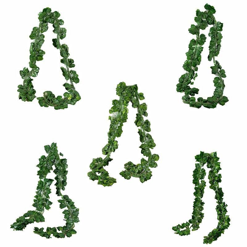 12 X 2M Artificial Ivy Vine Fake Foliage Flower Hanging Leaf Garland Plant Party - Watermelon Leaves