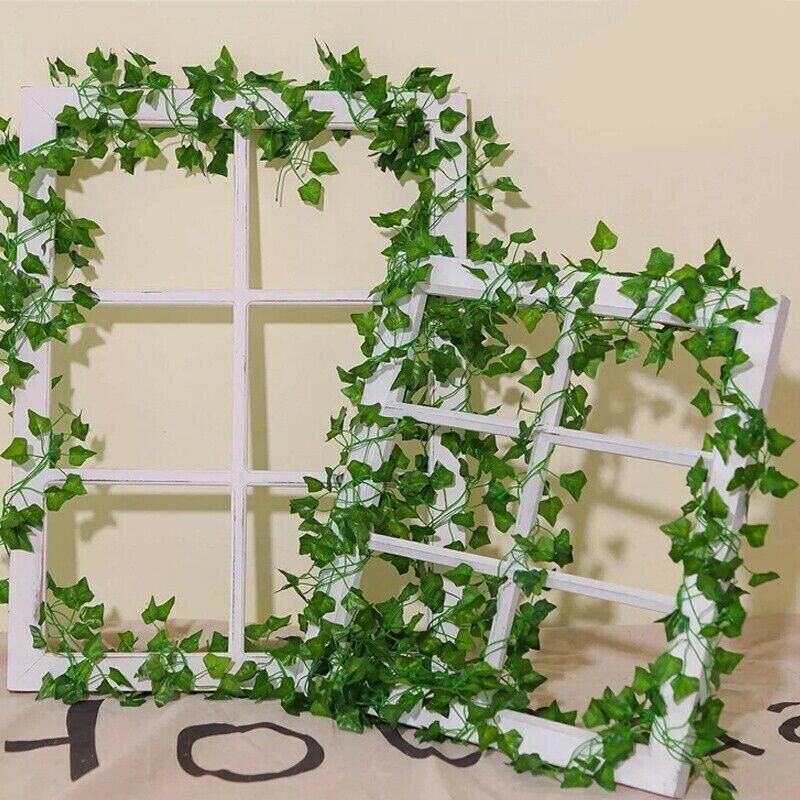 12 X 2M Artificial Ivy Vine Fake Foliage Flower Hanging Leaf Garland Plant Party - Watermelon Leaves