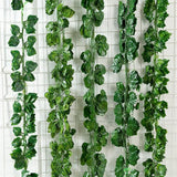 12 X 2M Artificial Ivy Vine Fake Foliage Flower Hanging Leaf Garland Plant Party - Watermelon Leaves