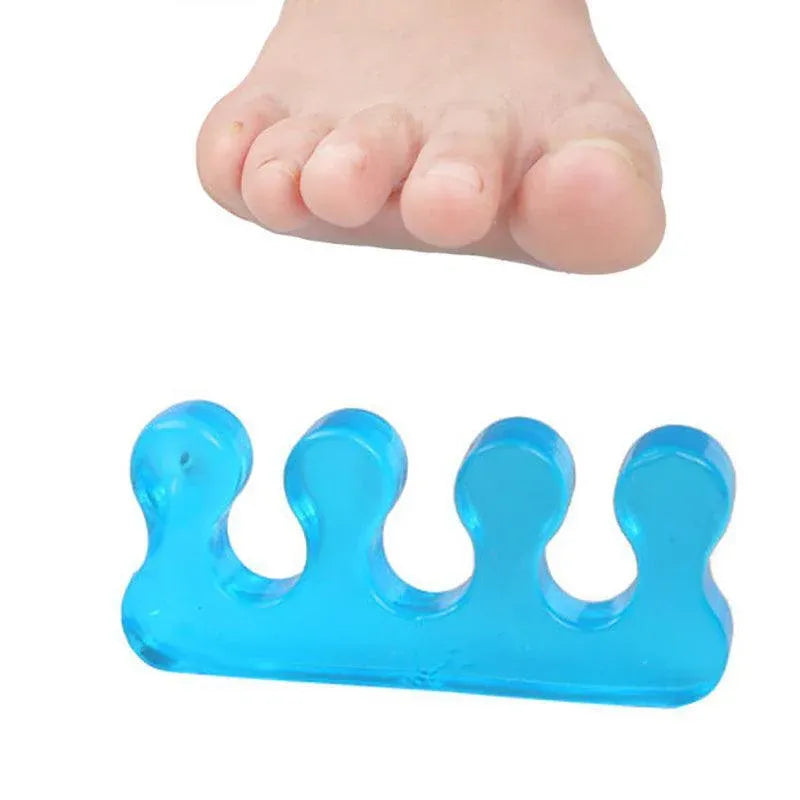 Reusable Soft Silicon Toe Finger Separator Nail Art Pedicure Polish Tool Au - 1Pair