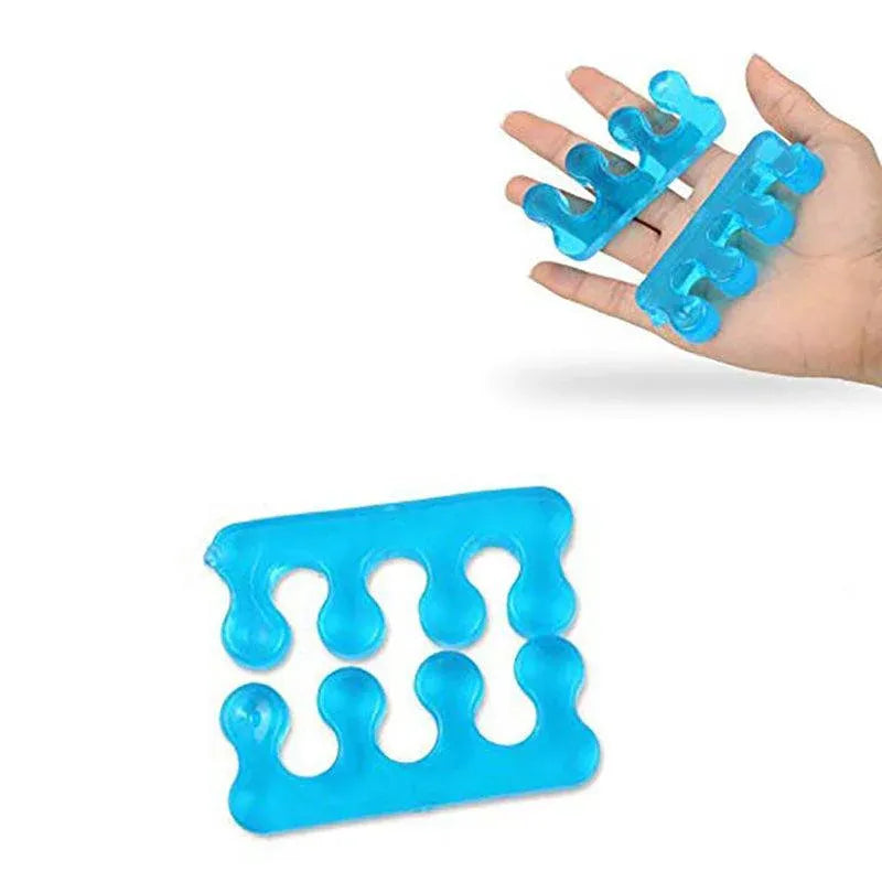 Reusable Soft Silicon Toe Finger Separator Nail Art Pedicure Polish Tool Au - 1Pair