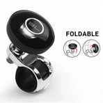 Universal Black Metal Steering Wheel Car Accessories Helper Grip Spinner Knob