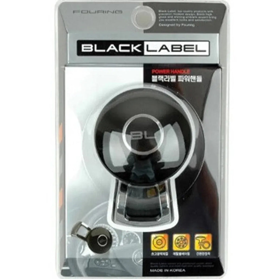 Universal Black Metal Steering Wheel Car Accessories Helper Grip Spinner Knob