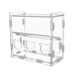Automatic Acrylic Chicken Feeder Rutin Pet Supplies for Poultry Feeding System - 3 Holes