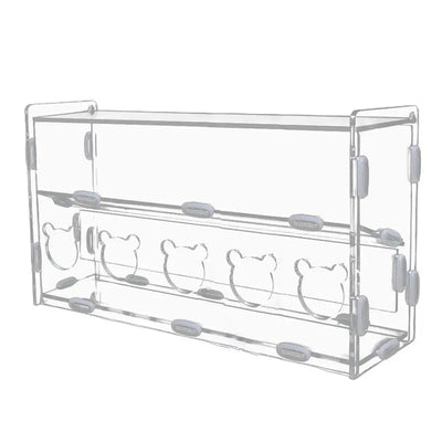 Automatic Acrylic Chicken Feeder Rutin Pet Supplies for Poultry Feeding System - 5 Holes