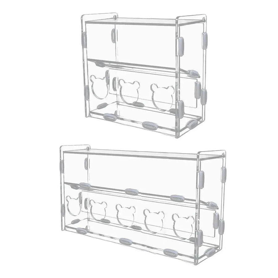 Automatic Acrylic Chicken Feeder Rutin Pet Supplies for Poultry Feeding System - 5 Holes