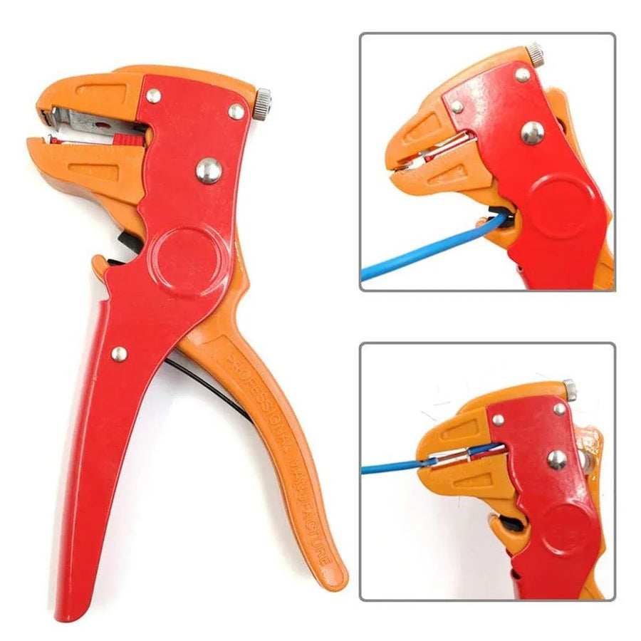 2in1 Wire Stripper Electrical Crimping Pliers Multifunction Duck Beak Plier Tool - Yellow