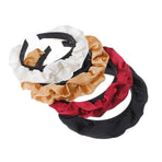 Casual Women Soft Hairband Wide Side Headband Hair Hoop Fashion Accessories - Black