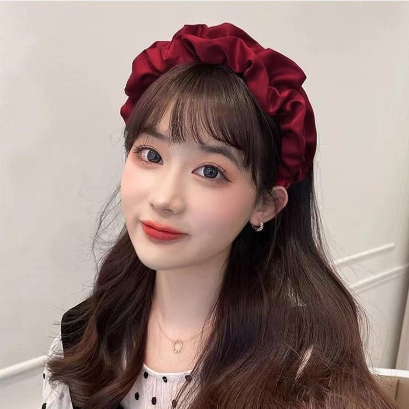 Casual Women Soft Hairband Wide Side Headband Hair Hoop Fashion Accessories - Black