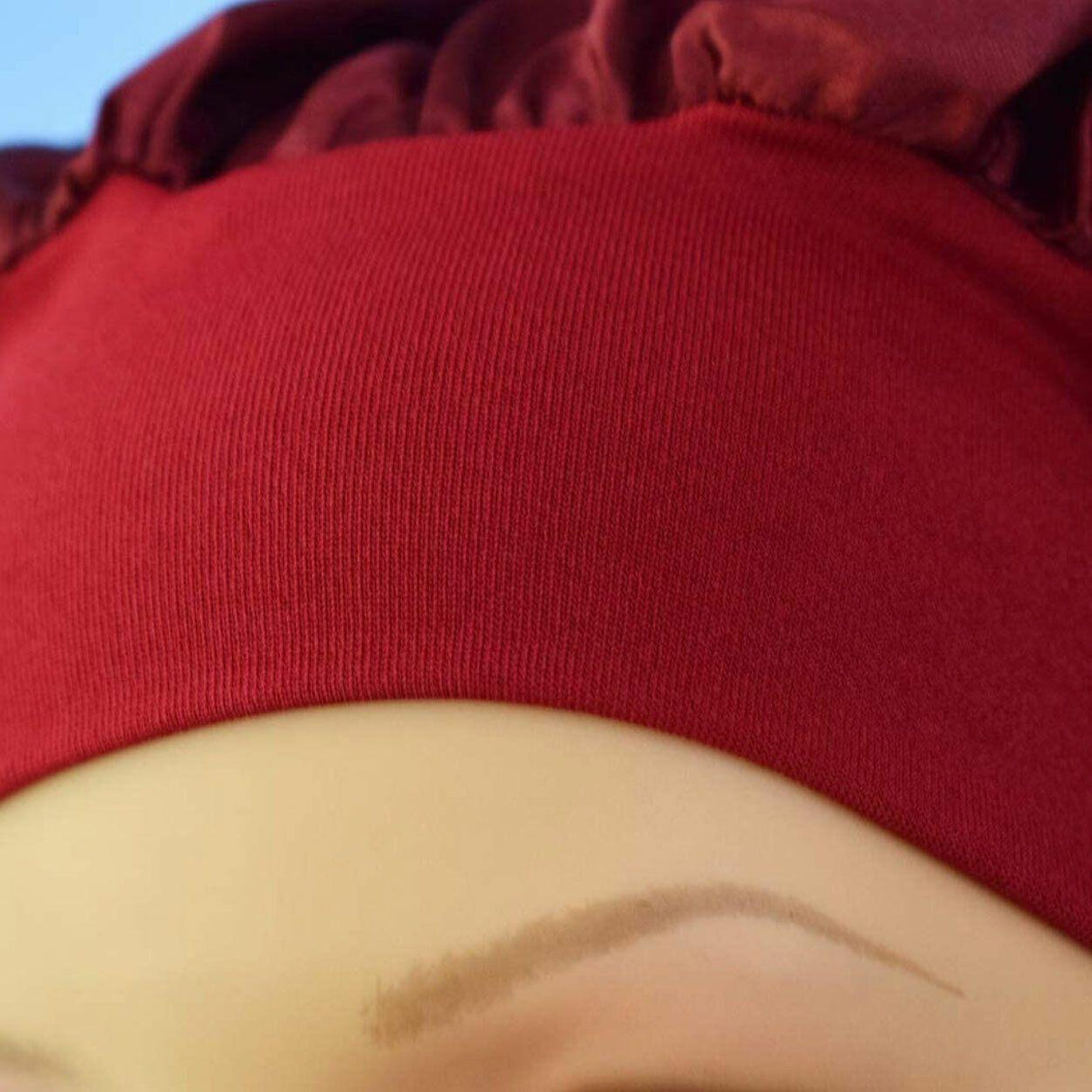 Sleeping Bonnet Hair Wrap Silk Satin Cap Women Elastic Night Soft Hat Headwear - White