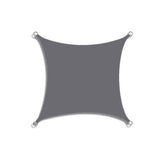 Waterproof Outdoor Shade Sail Garden Sun Canopy UV Protection Patio Awning Cloth - 4x4x4m Triangle - Top-Down View