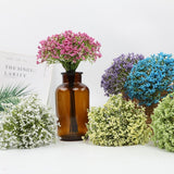 16pcs Artificial Foam Full Star Flowers Wedding Bouquet Home Decor Simulation - Purple