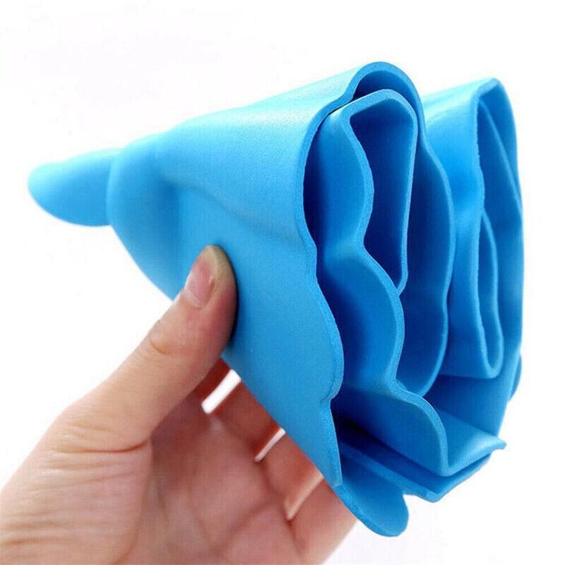 Adjustable Shampoo Shield Bath Hat with Ear Cover for Hair Washing Protection - Blue