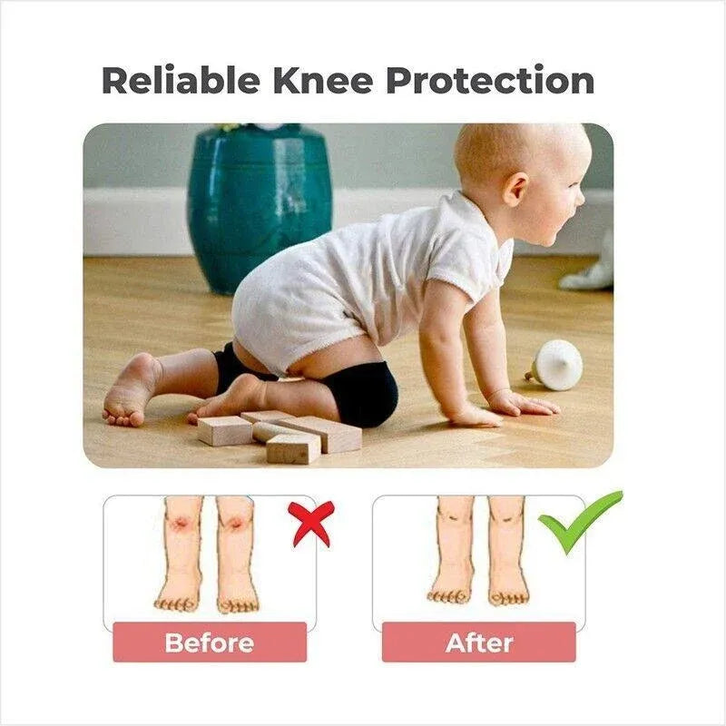 Crawling Knee Pads Protective Cushion Protector Legs Warmer - Dark Grey