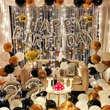Metallic Tinsel Curtain Foil Backdrop Function Party Decoration Birthday Event - Light Purple - 45-Degree Angle