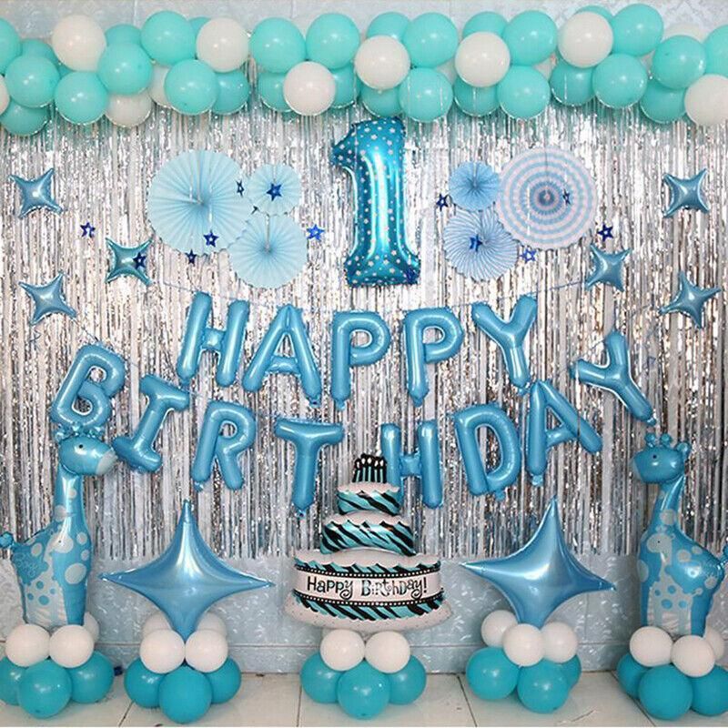 Metallic Tinsel Curtain Foil Backdrop Function Party Decoration Birthday Event - Light Purple