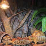 Pet Reptile Tank Board 3D Foam Backgrounds and Habitat Decoration 9 Styles - A - Top-Down View