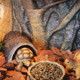 Pet Reptile Tank Board 3D Foam Backgrounds and Habitat Decoration 9 Styles - A - 45-Degree Angle